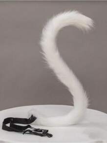 1 件/2 件性感猫耳和尾巴配饰，手工制作的可爱猫耳头带和尾巴套装，角色扮演，派对 - 彩色 - 查看 4