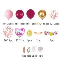 Balloons Balloon Birthday Decorative Romantic Surprise Kit For Parties And Birthdays Girls Boys And Valentine's Day - 女孩們 - 查看 2