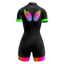 STELLA WOMEN'S CYCLING OVERALL WITH GEL WINGS AND POCKETS - 黑色 - 查看 2