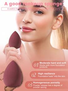 4PCS Makeup Sponge,Suitable For Cream & Powder Concealer, Loose Powder Makeup Applicator - Multicolor - View 7