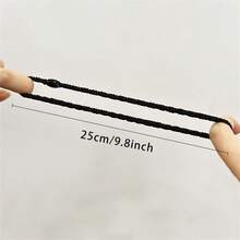 Scrunchies de cabello minimalistas, lazos de cabello de unicolor a la moda, lazos de cabello versátiles, lazos de cabello de alta elasticidad, sujetadores de cola de caballo, bandas elásticas para el cabello, bandas de goma para el cabello, cuerda para el cabello