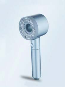 1 cái/Đầu vòi hoa sen áp suất cao lọc rỗng, Đầu vòi hoa sen tăng áp siêu mạnh, Lưu lượng nước lớn với nút dừng nước một phím, Đầu vòi hoa sen phun cầm tay (Hình dạng lỗ phun ngẫu nhiên) - Nhiều màu - Xem 5