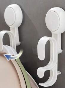 Christmas Multipurpose Hook Suction Cup For Bathroom Hanger Removable Wall Mount Self Adhesive - 彩色 - 查看 4