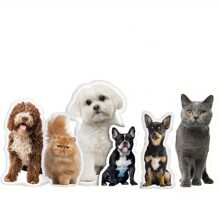 Customized Pet Pillows For Home Decoration, Personalized Double-Sided Photo Printed Pillows, Machine Washable Casual Style, Zippered Cushions, Filled With Polypropylene And Polyester Fabrics, Unique Gifts Suitable For Birthdays, Thanksgiving, Christmas, Valentine's Day, Halloween, Give As Gifts.,Durable,Breathable,Lightweight,Washable,Cute,Love,Soft,Comfortable,Simple,Custom,Personalized,Unique,Him,Her,Boyfriend,Girlfriend,Dad,Mom,Family,Friends,Bed,Car,Bedroom,Tea Room,Living Room,Sofa
