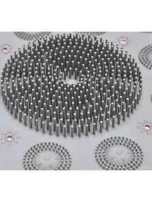 Round Silicone Shower Mat Non-Slip Massager Cleaning Feet Bath - Xám - Xem 3