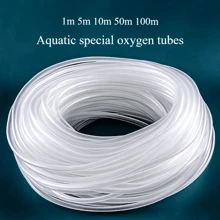 Tubo de oxígeno para acuario, tubo conector de bomba de aire, tubo de piedra de aire, PVC