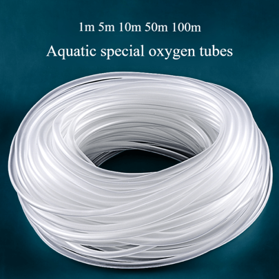 Tubo de oxigênio para aquário, tubo de conexão para bomba de ar, tubo de pedra de ar, PVC