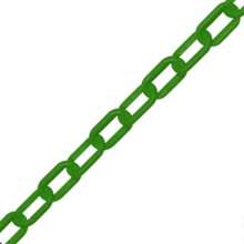 Plastic Chain Small Link 6mm Yellow And Black 20 Meters - màu xanh lá - Xem 1