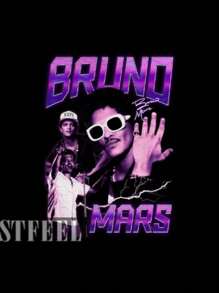 Camiseta T-shirt Unissex Bruno Mars Bruninho Cantor 90's