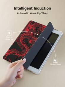Dragon Case Compatible With Samsung Galaxy Tab/IPad,IPad 9th/8th/7th Generation 10.2 Inch ,New IPad 10th Generation Cover,With Auto Wake/Sleep,Four Corners Anti-Fall - Multicolor - View 7