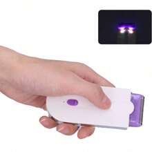 2024 New Silky Smooth Hair Eraser, Shaver, Unisex Smart Shavy Hair Remover Epilator Smooth Touch Hair Remover Painless Hair Removal For Women, Light Technology Hair Remove, Silky Smooth Hair Eraser Apply To Any Part Of The Body(1PCS) - White - View 3