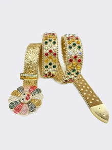 1 条男士纯色 PU 皮带，个性化街头嘻哈休闲牛仔裤腰带，高品质百搭腰带。适合青少年夏季休闲户外运动或度假旅行或毕业礼物或生日礼服配饰或日常穿着 - 彩色 - 查看 12