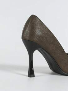 Minimalist Elegant Black Stilettos For Party And Catwalk, Women Formal High Heels