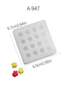 1pc Sakura, Five-Pointed Star, Snowflake, Cat Paw Shaped Silicone Mold DIY Wax Seal, Candle Decoration