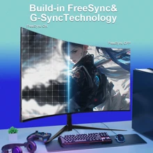 A Must-Buy 34-Inch Ultra-Large Curved Gaming Monitor For Christmas Carnival, 4K HD Picture Quality, 144HZ High Refresh Rate Combined With 1500R Perfect Curvature, Bringing You Unprecedented Visual Shock. Whether It's Gaming, Working, Or Playing, It's A Great Choice. Christmas Carnival Must Be Purchased, Playing Games And Watching Movies Are Excellent, And Sending Husbands And Boyfriends To Dads