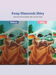 60ml/120ml 鑽石畫密封膠，密封和固定專用加固膠，鑽石畫防滴鎖光油，diy 新鑽石畫工具增亮和刷子作為禮物。 - 無色 - 查看 4