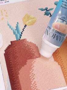 60ml/120ml 鑽石畫密封膠，密封和固定專用加固膠，鑽石畫防滴鎖光油，diy 新鑽石畫工具增亮和刷子作為禮物。 - 無色 - 查看 8