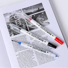 1支/2支长头记号双头笔深孔金属浴室木工瓷砖标记螺丝深孔20mm划线笔标记笔 - 彩色 - 查看 3