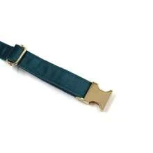 2pcs/Set Thick Double-Layer Velvet Pet Collar & Bow Tie Set, Adjustable Sizes Suitable For Small, Medium, Large Dogs, Soft Comfortable Velvet, Sturdy Metal Zinc Alloy Gold-Plated Clasp, More Than Plastic, Easy To Secure And Quickly Release (Slight Color Variation Due To Different Fabric Batches, Random Delivery)