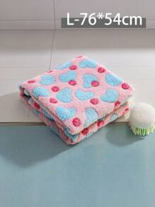 Coperta per cani adatta per cani e gatti, coperta per letto di cani con stampa di amore carina, coperta in pile morbida e calda per animali domestici, sottile e versatile per tutte le stagioni, adatta per cani di piccola e media taglia, gatti e porcellini d'india di varie dimensioni