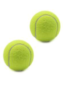 Set da 4 palle da tennis in feltro ad alta densità, pressurizzate, durevoli per allenamento ed esercizio, con borsa rete portatile, adatte per uso interno ed esterno, giocattoli per animali domestici