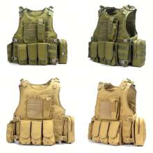 Outdoor Training Protective Vest, CS Vest For Outdoor Trekking - Sand - View 6