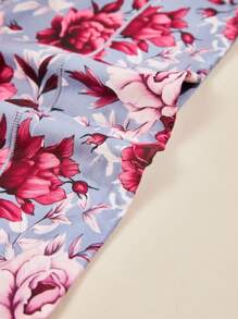 Set de 5 bragas de talla grande para mujeres, de elegante estampado, suaves y transpirables, con cobertura total, aptas para todas las estaciones