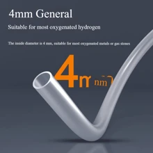 Tubo de oxígeno para acuario, tubo conector de bomba de aire, tubo de piedra de aire, PVC