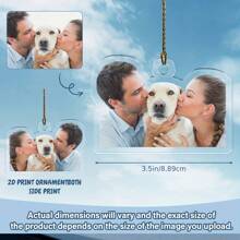 1pc/3pcs Personalized Acrylic Car Mirror Hanger: Custom Photo Decoration, Waterproof And Colorfast, Suitable For Couples, Friends And Family, Valentine's Day, Valentine's Day Decor Gifts Birthday Graduation, Multi-Functional, Adjustable, Anti-Mold, Ornamental, Reusable, Exquisite, Adorable, Modern, Colorful, Cute, Comfortable, Stylish, Custom, Personalized, Unique, Ideal Gifts For Her, Boyfriend, Girlfriend, Dad, Mom, Family, Friends, Son, Daughter, School Students, Office, Tea Room, School, Home, Home Refresh