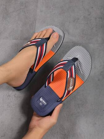 男女通用夏季沙滩拖鞋、男士户外人字拖、休闲室内外凉鞋