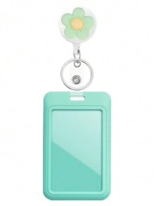 可爱花朵护士伸缩证件夹，带ID证件套、钥匙圈，趣味ID姓名证件夹，适用于钥匙链，易拉扣设计，适用于办公室、医院、实验室，是医生、护士、工作人员的理想之选，也是汽车配件、包包挂饰、哥特风、Y2K风格、万圣节配饰、教师节、圣诞节礼物创意、带证件套的包带、汽车配件、包包挂饰、送给朋友或姐妹的绝佳礼物。 - 彩色 - 查看 7