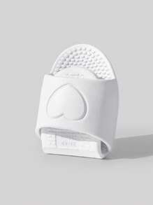 可折叠旅行拖鞋，室内家用浴室淋浴按摩滑动凉鞋，男女通用旅行轻便速干浴室防滑平底凉鞋 - 白色女款 - 查看 4