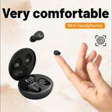 SK31 Mini Wireless Headphones 5.4 Bluetooth Headset Small Earbuds Sleep Work Sports Invisible HD HIFI Bass Sound Quality Earphones