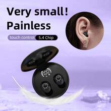 SK31 Mini Wireless Headphones 5.4 Bluetooth Headset Small Earbuds Sleep Work Sports Invisible HD HIFI Bass Sound Quality Earphones