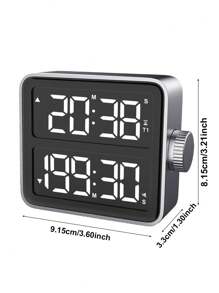 1 Đồng hồ quản lý thời gian học tập màn hình kép - Nhiều màu - Xem 7