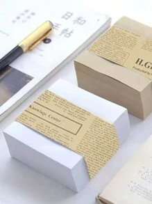 800sheets,Super Thick Message Notes,A6 Handwritten Book - Suitable For Business, Office, School, Student Notes, Message Labels, Notebooks, Message Paper, Bookmarks,School Supplies,Back To School - Multicolor - View 1