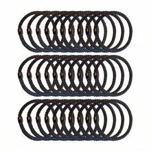 Scrunchies de cabello minimalistas, lazos de cabello de unicolor a la moda, lazos de cabello versátiles, lazos de cabello de alta elasticidad, sujetadores de cola de caballo, bandas elásticas para el cabello, bandas de goma para el cabello, cuerda para el cabello