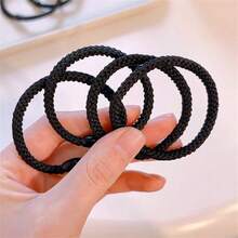 Scrunchies de cabello minimalistas, lazos de cabello de unicolor a la moda, lazos de cabello versátiles, lazos de cabello de alta elasticidad, sujetadores de cola de caballo, bandas elásticas para el cabello, bandas de goma para el cabello, cuerda para el cabello