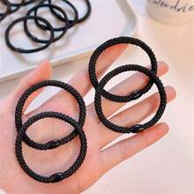 Scrunchies de cabello minimalistas, lazos de cabello de unicolor a la moda, lazos de cabello versátiles, lazos de cabello de alta elasticidad, sujetadores de cola de caballo, bandas elásticas para el cabello, bandas de goma para el cabello, cuerda para el cabello