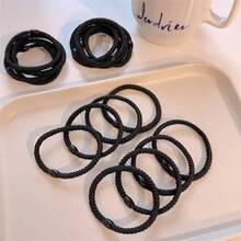 Scrunchies de cabello minimalistas, lazos de cabello de unicolor a la moda, lazos de cabello versátiles, lazos de cabello de alta elasticidad, sujetadores de cola de caballo, bandas elásticas para el cabello, bandas de goma para el cabello, cuerda para el cabello