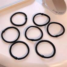 Scrunchies de cabello minimalistas, lazos de cabello de unicolor a la moda, lazos de cabello versátiles, lazos de cabello de alta elasticidad, sujetadores de cola de caballo, bandas elásticas para el cabello, bandas de goma para el cabello, cuerda para el cabello