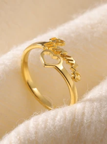 Anillo con nombre personalizado de amor, anillo de pareja hueco de amor, anillo con nombre chapado en oro de acero inoxidable, anillo con nombre personalizado, anillo con apellido familiar personalizado, anillo conmemorativo con nombre personalizado DIY, regalo para él/ella, novio/novia, amigo/mejor amigo, elegante, casual, retro, estilo antiguo, adecuado para regalos conmemorativos, Día de San Valentín, Día de la Madre, Día del Padre, boda, cumpleaños