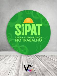 VIA CORES Round Party Panel 1.50x1.50 - SIPAT Green Gears 051 - Nhiều màu - Xem 2