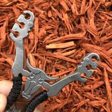 1 件户外射击弹弓狩猎精准射击远程射击鱼射击鸟类户外游戏包括 1 袋约 95 个泥球 - 黑色 - 查看 5