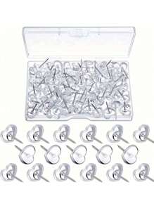 20pcs Drawing Pins Plastic Thumb Tack Clips Push Pins For Cork Board Office & School Supplies Binder Clips Back To School,Back To School,School Supplies