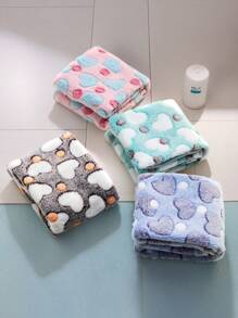 Coperta per cani adatta per cani e gatti, coperta per letto di cani con stampa di amore carina, coperta in pile morbida e calda per animali domestici, sottile e versatile per tutte le stagioni, adatta per cani di piccola e media taglia, gatti e porcellini d'india di varie dimensioni