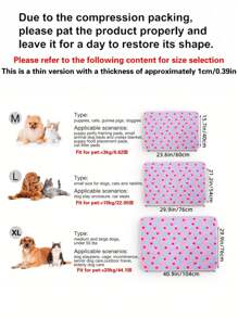 Coperta per cani adatta per cani e gatti, coperta per letto di cani con stampa di amore carina, coperta in pile morbida e calda per animali domestici, sottile e versatile per tutte le stagioni, adatta per cani di piccola e media taglia, gatti e porcellini d'india di varie dimensioni