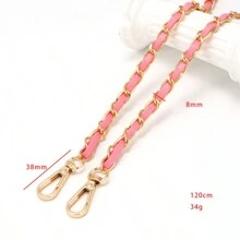 120cm Long PU Leather Bag Strap For Crossbody Shoulder Bag Strap Replacement Accessories For Handbags 8mm Wide Bag Chain