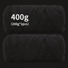 400g (200g*2), 2 Packs High Elastic Cord Yarn, Suitable For Handmade Weaving Bags, Baskets, Carpets, Shoes, Home Decor And DIY Crafts - Multicolor - View 16