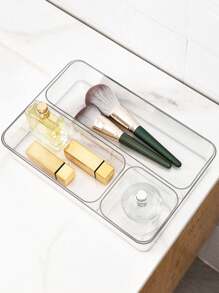 1pc/4pcs/5pc/6pcs/7pc/10/25pcs Transparent Cosmetic Storage Box, Drawer Storage Box, Compartmentalised Storage Containers, Freely Combinable, Cosmetic Organiser, Suitable For Home, School, Dormitory, Office Storage,Ideal For Home Storage And Organisation, Suitable For Women's Gift Boxes, Holiday Gift Boxes, Valentine's Day Gift Boxes, Valentine's Day Decorations,Girlfriend Gifts.